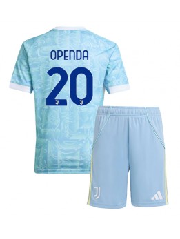 Juventus Lois Openda #20 Dječji Gostujuci Dres kompleti 2025-26 Kratak Rukavima (+ kratke hlače)